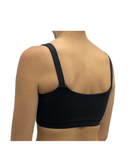 TOP FITNESS FEMININO COM BOJO PRETO - Imagem 5