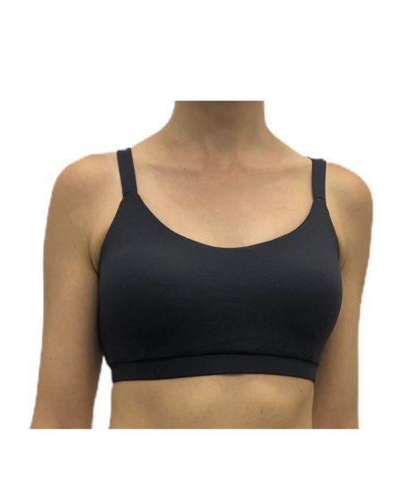 TOP FITNESS FEMININO COM BOJO PRETO - Imagem 4