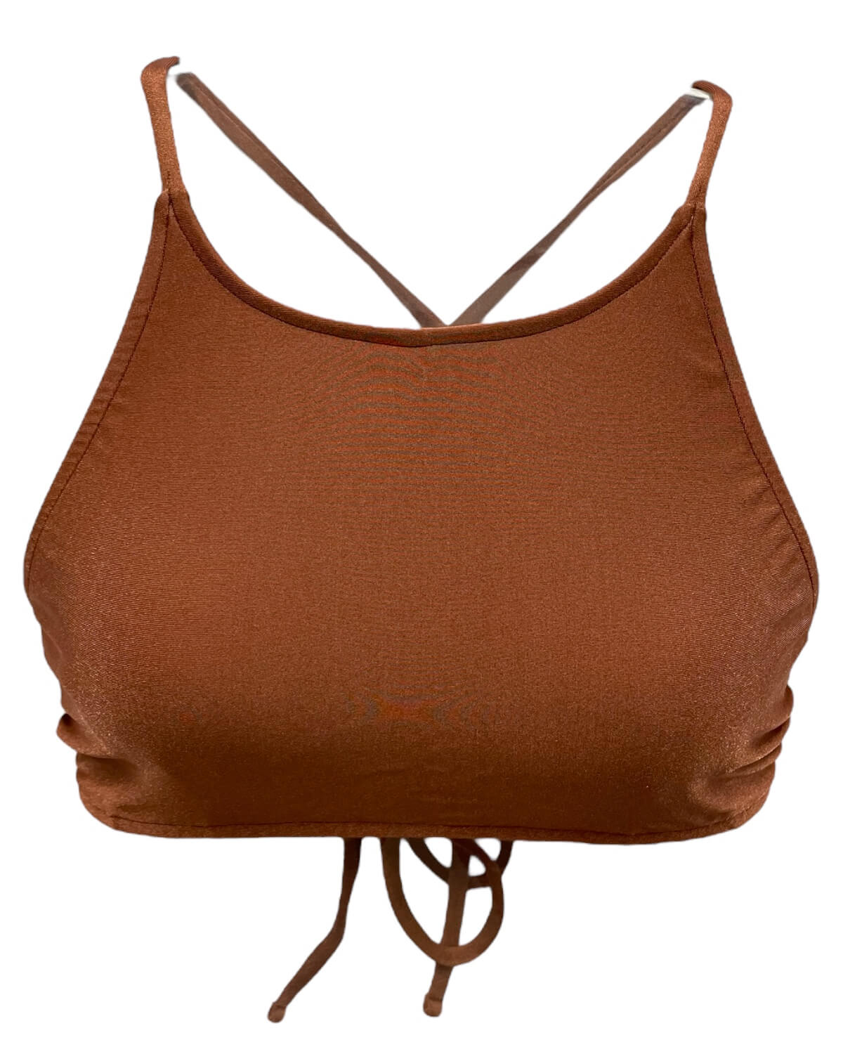 Top de biquíni cropped com bojo removível Trilobal - Imagem 3