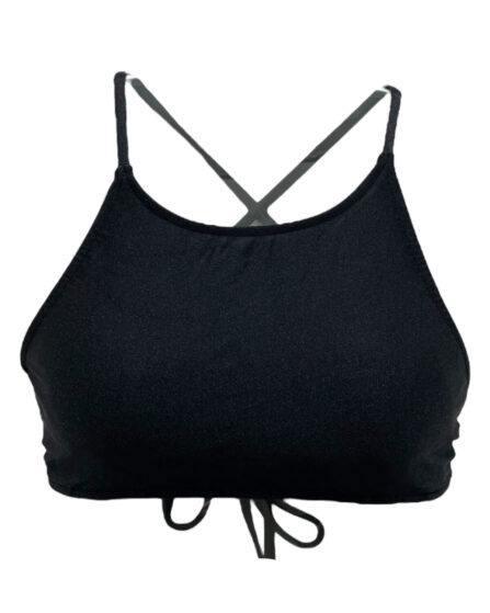 Top de biquíni cropped com bojo removível Trilobal - Imagem 3
