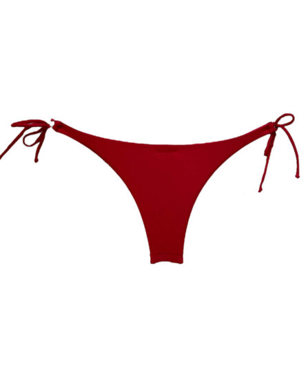 Tanga de biquíni com amarração na lateral lisa - Imagem 9