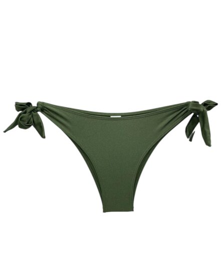 Tanga de Biquíni com Laço na Lateral Croco