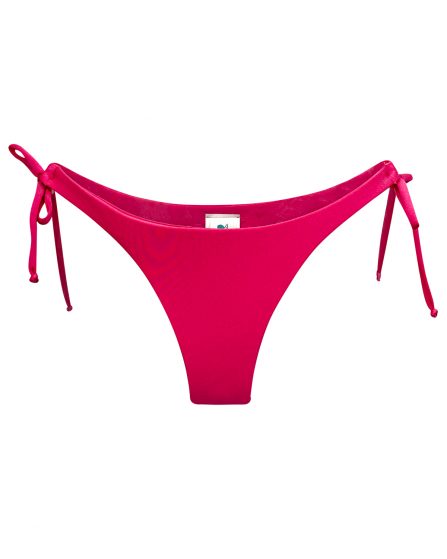 Tanga de biquíni com amarração na lateral lisa - Imagem 4