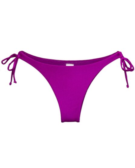 Tanga de biquíni com amarração na lateral lisa - Imagem 6