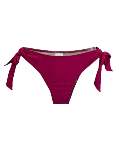 Tanga de Biquíni com Laço na Lateral Lisos - Imagem 5