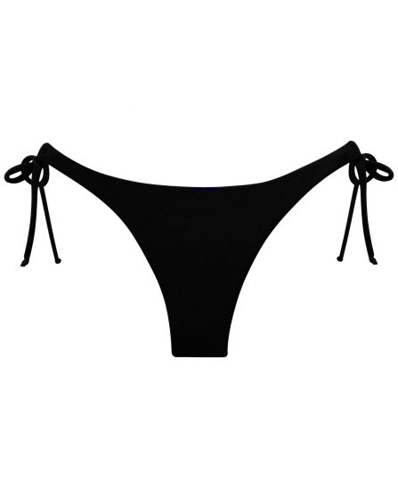 Tanga de biquíni com amarração na lateral lisa - Imagem 3