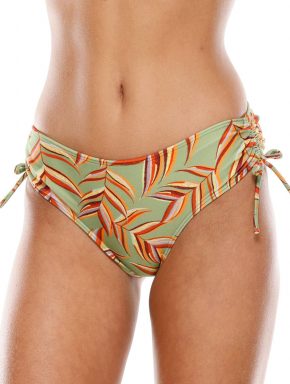 Tanga de biquíni lateral com detalhe franzido Jurerê