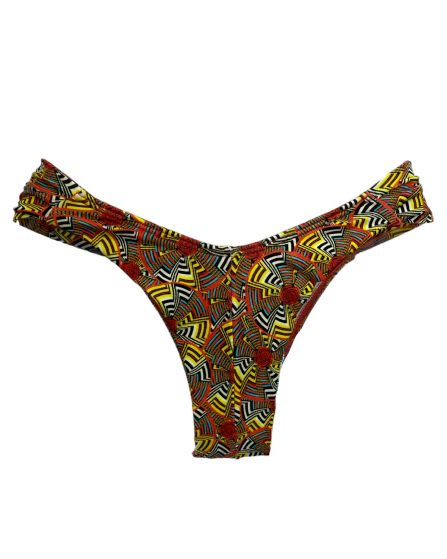 Tanga de biquíni fio com lateral drapeada est 750 - Imagem 3