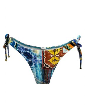 Tanga de biquíni com detalhe de amarração na lateral scarf