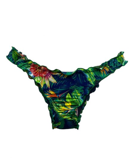 Tanga de biquíni com babadinho Tropical - Imagem 2