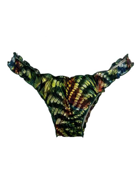 Tanga de biquíni com babadinho Plumas