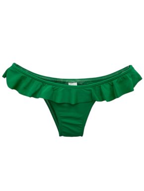 Tanga de biquíni com babado Lisa