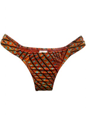 Tanga de biquíni com tiras laterais Sahy