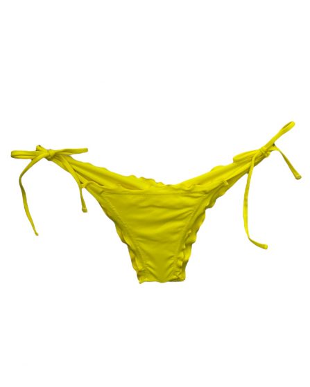 Tanga de biquíni babadinho empina bumbum e laços laterais Lisa - Imagem 2