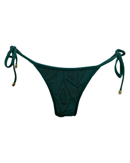 Tanga de biquíni amarração na lateral Renda Verde