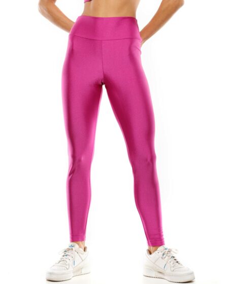 Calça feminina Fitness Legging com cós largo trilobal Gaia