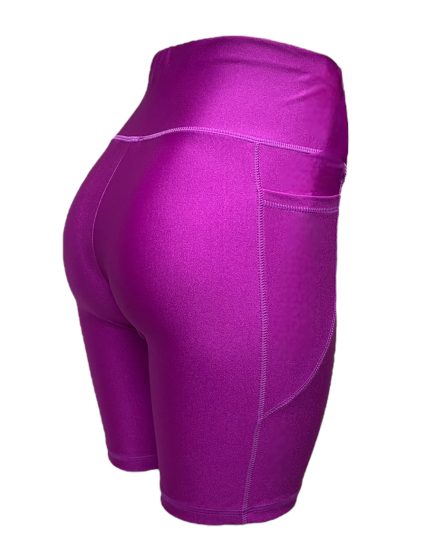 Bermuda Fitness feminina ciclista com bolsos laterais Gaia - Imagem 3