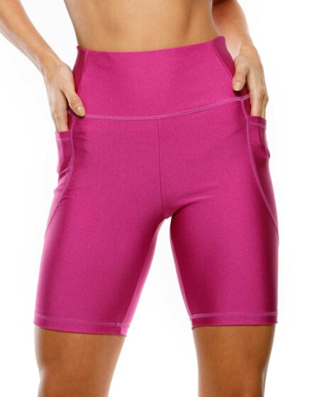Bermuda Fitness feminina ciclista com bolsos laterais Gaia