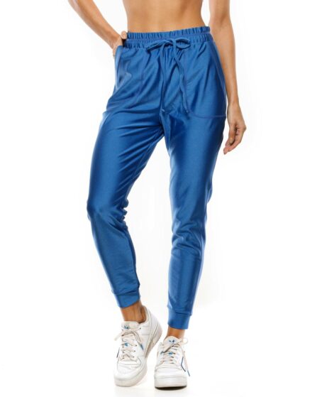 Calça feminina jogger esportiva trilobal nautico