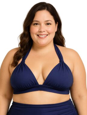 Top de biquíni plus size frente única Cores