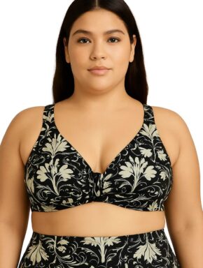 Top de Biquini plus size com detalhe frontal classic