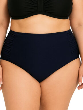 Tanga de biquíni plus size com lateral drapeada Cores