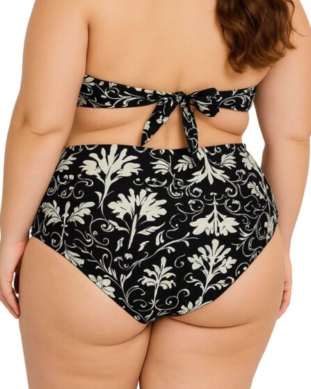 Tanga de biquíni hot pants plus size classic - Imagem 3