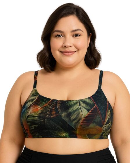 Top De Biquíni Plus Size com Bojo  Alquimia