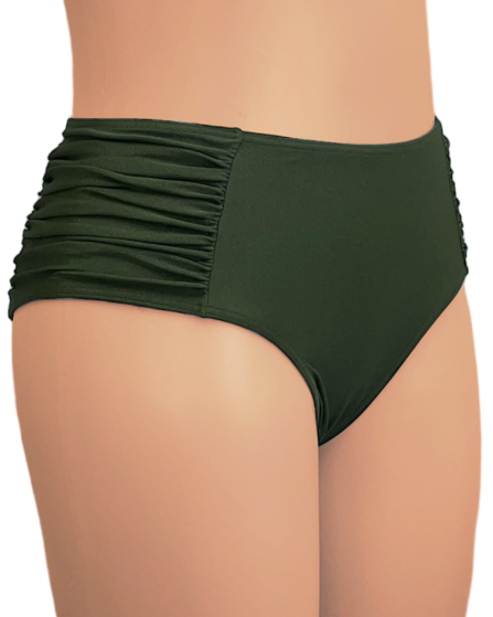 Tanga de biquíni plus size com lateral drapeada Cores - Imagem 4