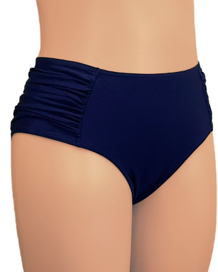 Tanga de biquíni plus size com lateral drapeada Cores - Imagem 3