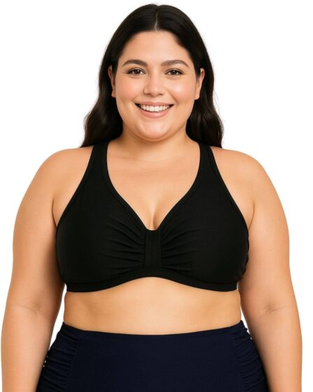 Top de Biquini plus size com detalhe frontal Cores - Imagem 2