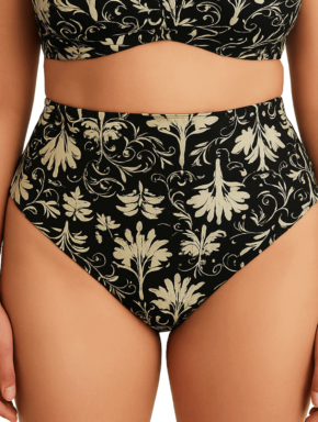 Tanga de biquíni hot pants plus size classic