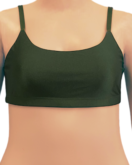 Top de biquíni plus size com bojo removível e alças reguláveis Cores - Imagem 5
