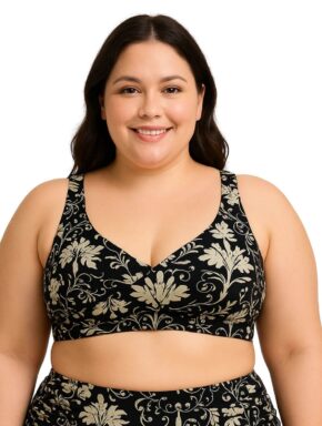 Top de Biquini plus size com transpasse frontal classic