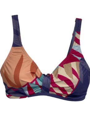 Top de Biquini camiseta com detalhe frontal Twist 386