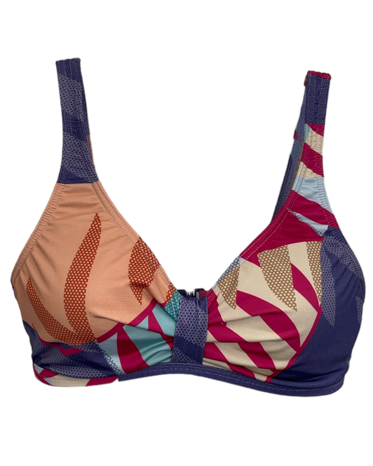 Top de Biquini camiseta com detalhe frontal Twist 386