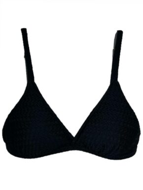 Top de biquíni Transpassado liso