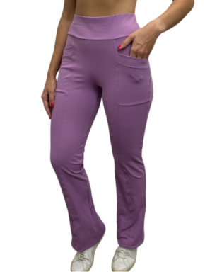 Calça Bailarina com Bolso Lilás