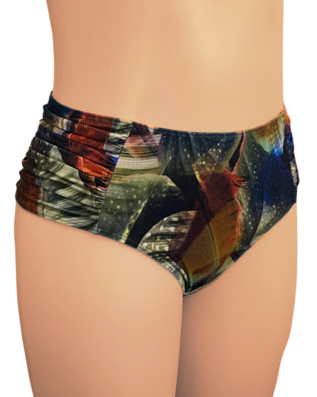Tanga de biquíni plus size com lateral drapeada Alquimia - Imagem 4