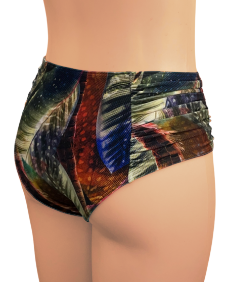 Tanga de biquíni plus size com lateral drapeada Alquimia - Imagem 5