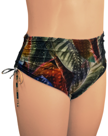Tanga de biquíni plus size com lateral franzida Alquimia - Imagem 4