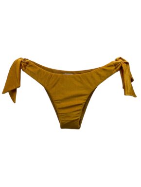 Tanga de Biquíni com amarração na Lateral Liso Trilobal