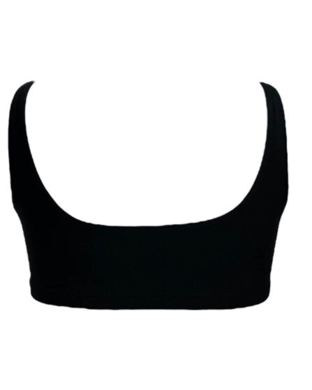 Top Camiseta Fitness Alça Larga Preto - Imagem 3