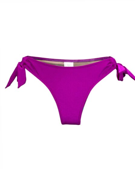 Tanga de Biquíni com Laço na Lateral Lisos - Imagem 2