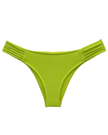 Tanga de biquíni lateral drapeado Lycra Cores - Imagem 3