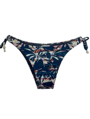 Tanga de biquíni com amarração na lateral e Ponteira Cordas