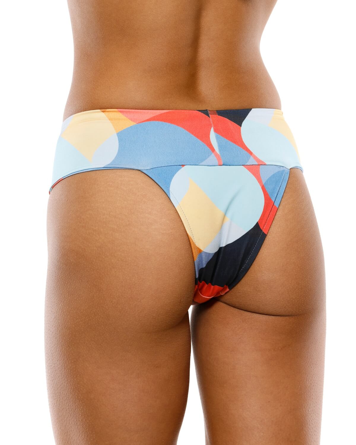 Tanga de biquíni cós pala larga Positano - Imagem 2