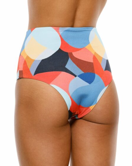 Tanga de biquíni hot pants Positano - Imagem 2