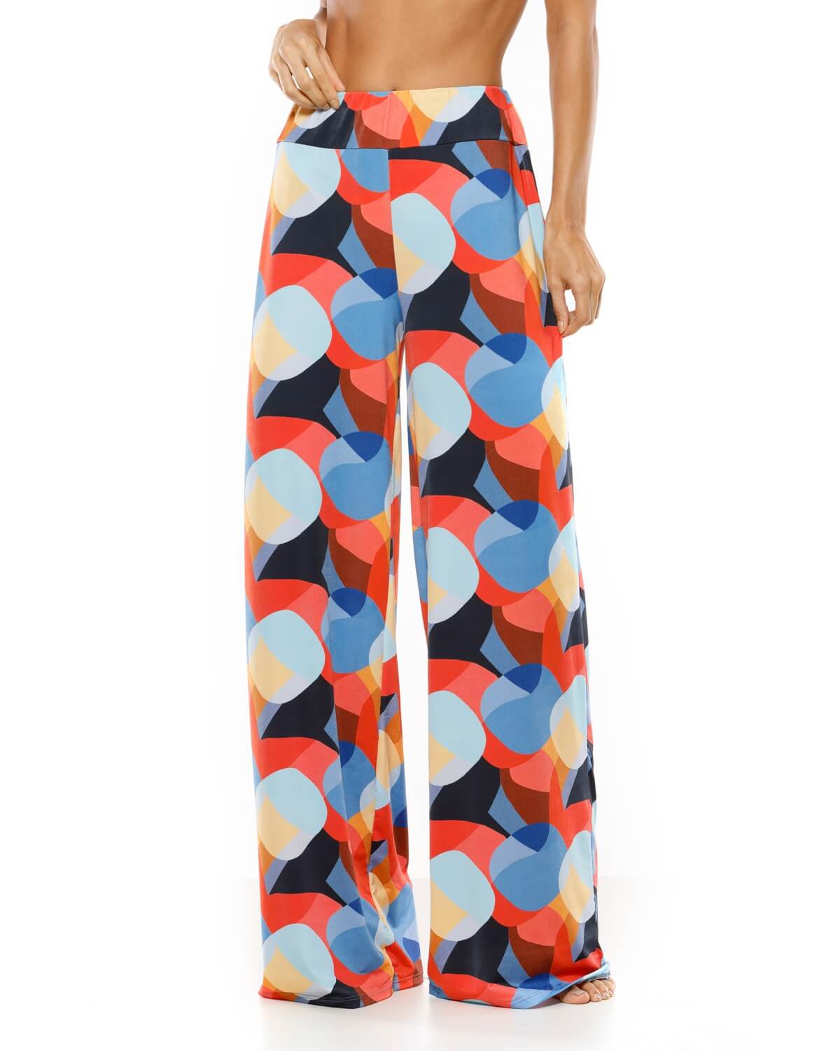 Calça Feminina pantalona reta Positano - Imagem 3