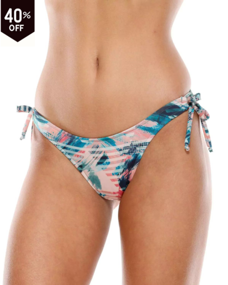 Tanga de biquíni com laço na lateral Creta
